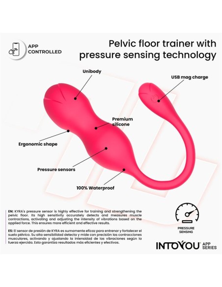 Kyra Entrenador de Suelo Pelvico con Sensor de Presion y App Kyra Entrenador de Suelo Pelvico con Sensor de Presion y App