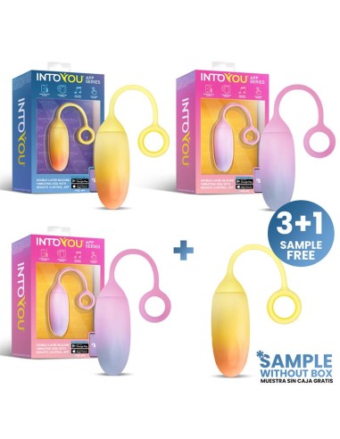 Pack Surtido 3 Muestra Huevo con App Silicona Doble Capa