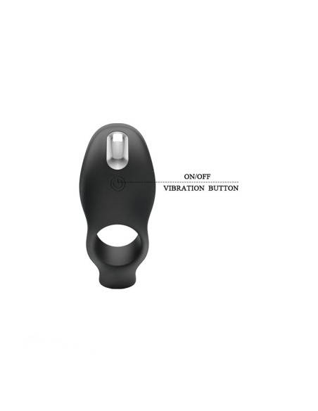 Anillo para el Pene con Vibracion USB Silicona