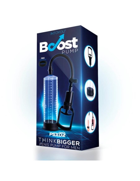 Bomba Manual para el Pene PSX02 Transparente