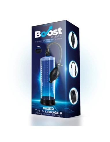 Bomba Manual para el Pene PSX04 Transparente