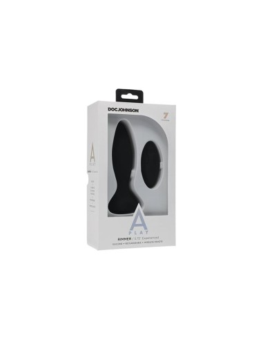 Plug Anal con Vibracion y Rotacion Rimmer Experienced Negro