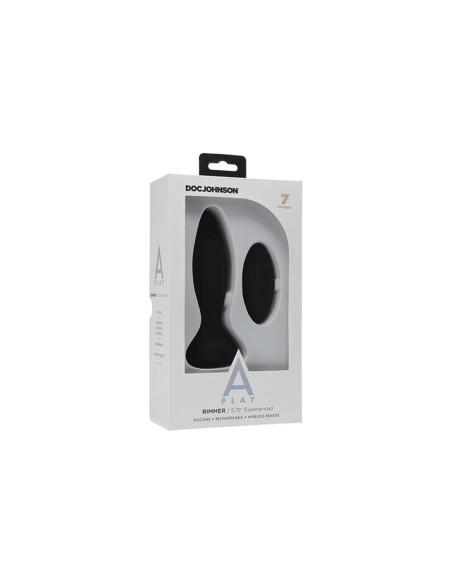 Plug Anal con Vibracion y Rotacion Rimmer Experienced Negro