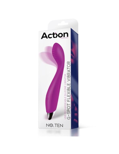 No Ten Vibrador Hiper Flexible Punto G USB Magnetico Silicona