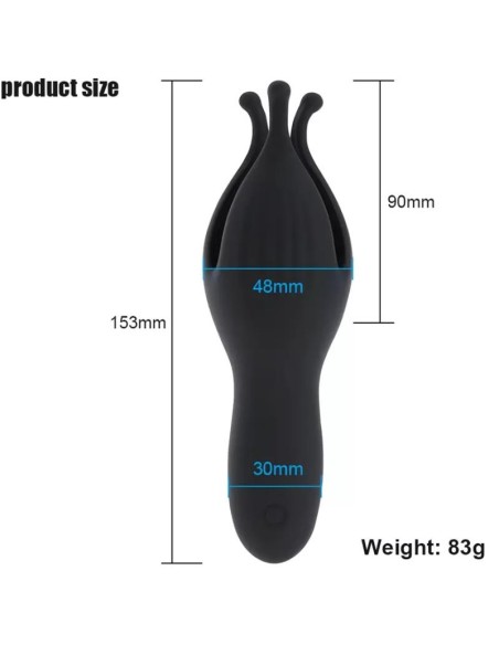 Krone Copa Masturbadora para el Pene Silicona USB