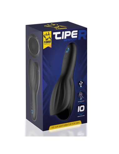 Tiper Copa Masturbadora para el Pene Silicona USB