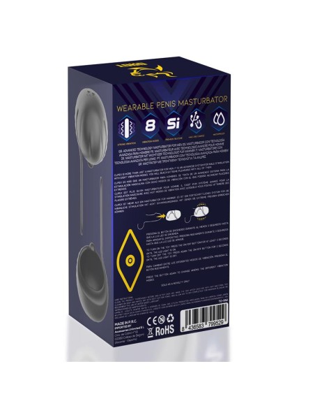 Clipex Masturbador Masculino Ajustable con Sistema de Clip Silicona Premium USB Magnetico Clipex Masturbador Masculino Ajustable con Sistema de Clip Silicona Premium USB Magnetico