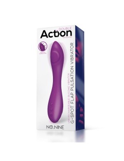No Nine Vibrador Punto G Funcion de Pulsacion USB Magnetico Silicona 2