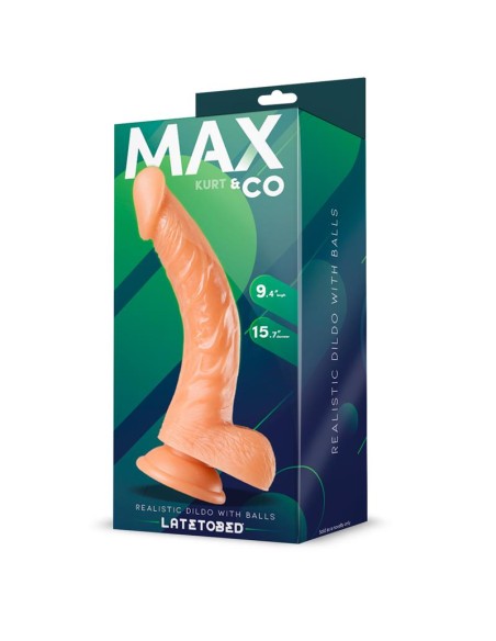Kurt Dildo Realista con Testiculos Natural 94 24 cm Kurt Dildo Realista con Testiculos Natural 94 24 cm