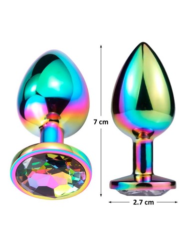 Space Journey Plug Anal Multicolor y Joya Talla S