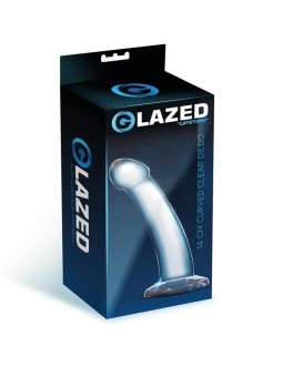 Dildo Curvado Material Cristalino 14 cm 2