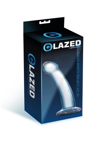 Dildo Curvado Material Cristalino 14 cm
