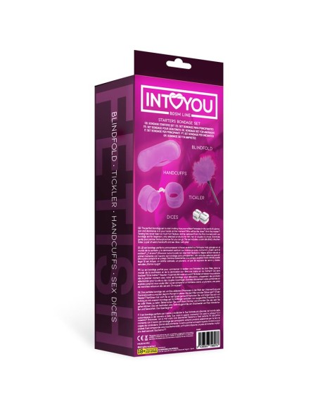 Set de Bondage para Principiantes Starters 4 Piezas Purpura Set de Bondage para Principiantes Starters 4 Piezas Purpura