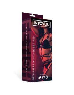 Set de Bondage para Principiantes Beginners 3 Piezas Rojo 2