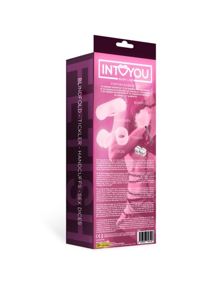 Kit de Bondage para Principiantes Starters 4 Piezas Rosa Kit de Bondage para Principiantes Starters 4 Piezas Rosa