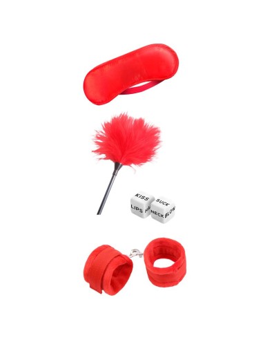 Set de Bondage para Principiantes Starters 4 Piezas Rojo