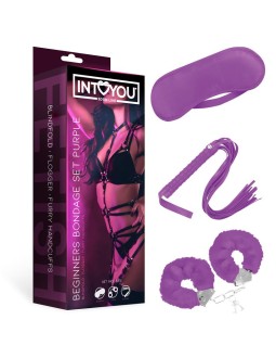 Set de Bondage para Principiantes Beginners 3 Piezas Purpura
