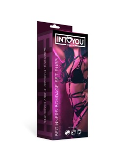 Set de Bondage para Principiantes Beginners 3 Piezas Purpura 2