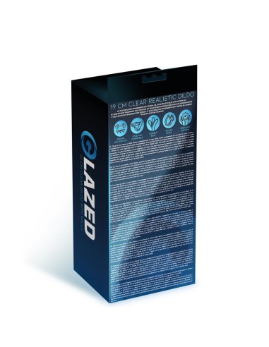 Dildo Realista Material Cristalino 19 cm