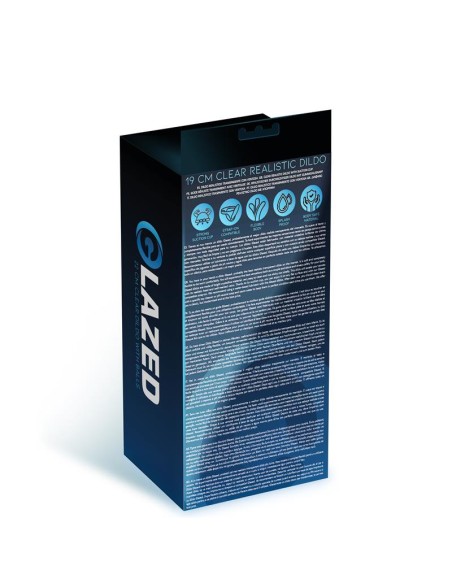 Dildo Realista Material Cristalino 19 cm