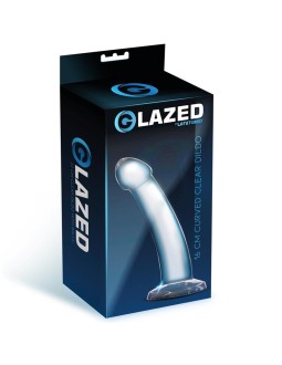 Dildo Curvado Material Cristalino 16 cm 2
