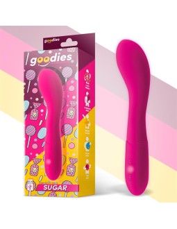 Sugar Vibrador Punto G USB Silicona Fushsia