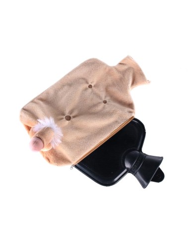 Botella de Agua Caliente con Funda de Pene 15 L