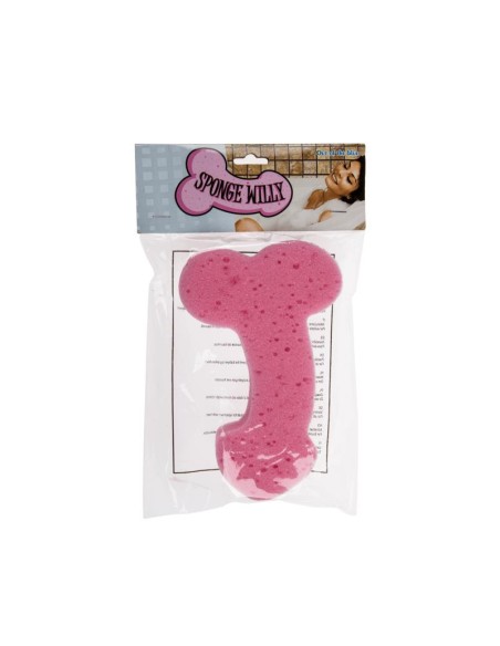 Esponja de Bano Forma de Pene Color Aleatorio 1 Unidad