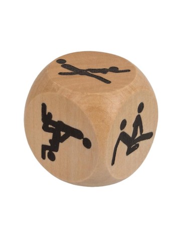 Dado Madera Kamasutra 3x3 cm 1 Unidad