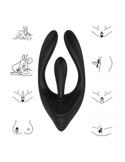 Trimer Estimulador 3 Motores Flexible USB Silicona 2