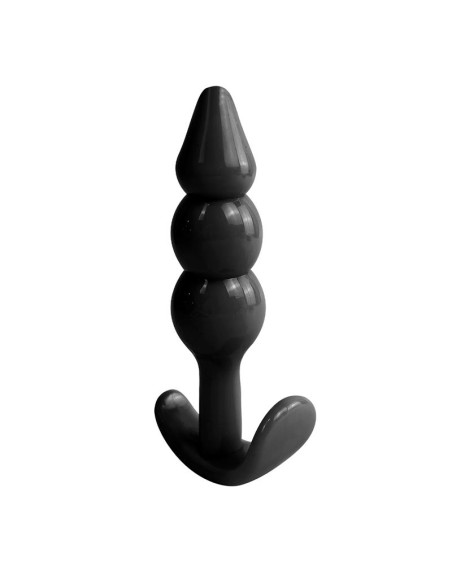 Gevil Plug Anal en Ancla Negro Gevil Plug Anal en Ancla Negro