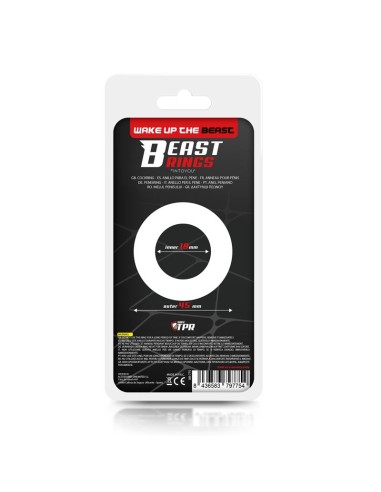 Anillo para el Pene Striped Super Flexible 19 cm Transparente