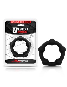 Anillo para el Pene Silicona Solida 35 cm Negro