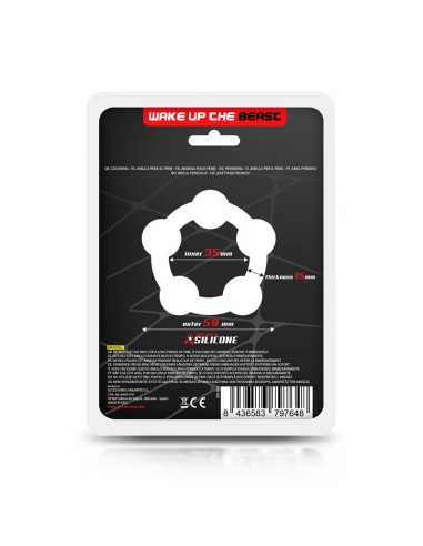 Anillo para el Pene Silicona Solida 35 cm Negro