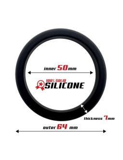 Anillo para el Pene Silicona Solida 5 cm Negro 2
