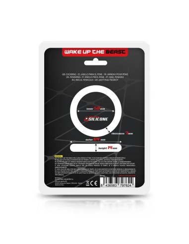 Anillo para el Pene Silicona Solida 5 cm Negro