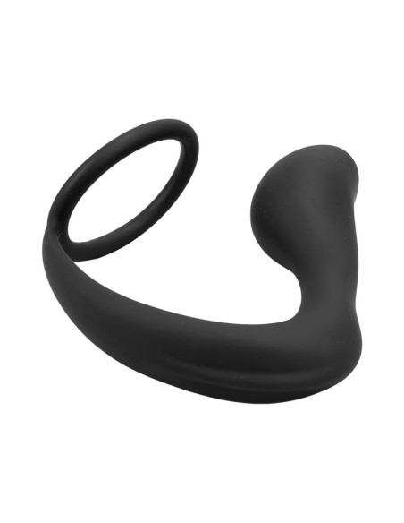 Randal Plug Anal con Anillo para el Pene Silicona Negro
