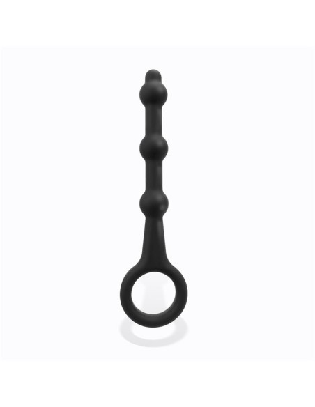 Elmer Plug Anal con Aro de Facil Extraccion Silicona Negro Elmer Plug Anal con Aro de Facil Extraccion Silicona Negro
