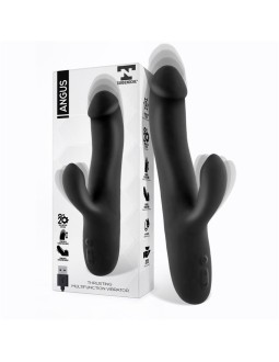 Angus Vibrador con Funcion de Movimiento Thrusting 2 Motores Silicona USB