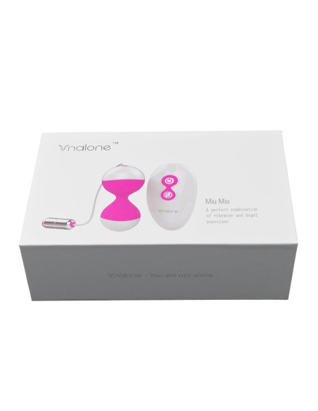 Huevo Vibrador y Bolas Kegel Miu Miu Fuchsia Huevo Vibrador y Bolas Kegel Miu Miu Fuchsia