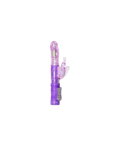 Vibrador con Mariposa Purpura Vibrador con Mariposa Purpura