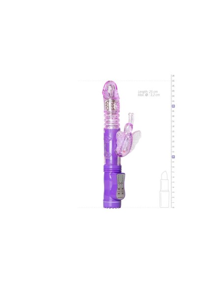 Vibrador con Mariposa Purpura Vibrador con Mariposa Purpura
