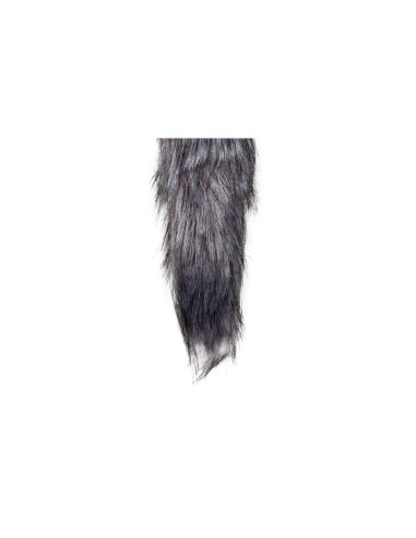 Plug con Cola de Zorro No 6 Plata