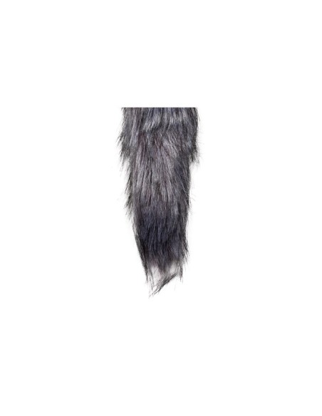 Plug con Cola de Zorro No 6 Plata