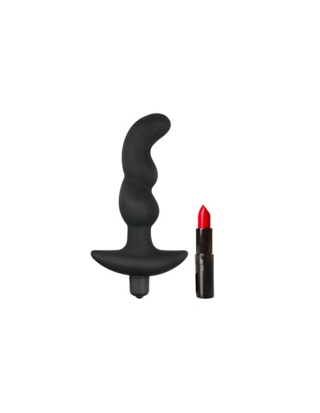 Vibrador Prostatico Silicona Negro