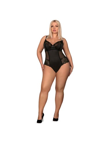 Amallie Bodysuit con Encaje Negro