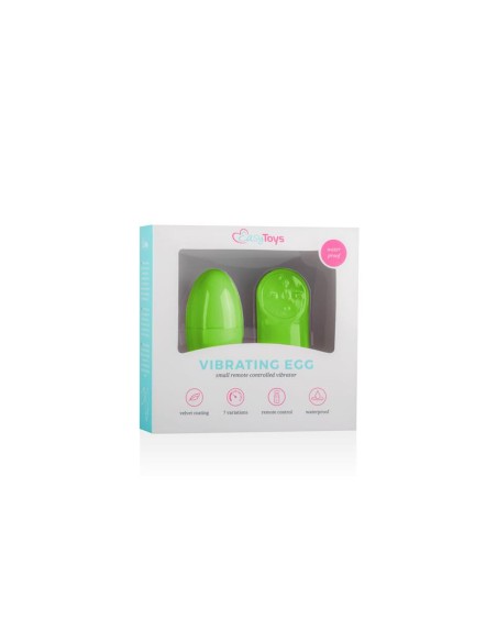 Huevo Vibrador Control Remoto Verde Huevo Vibrador Control Remoto Verde