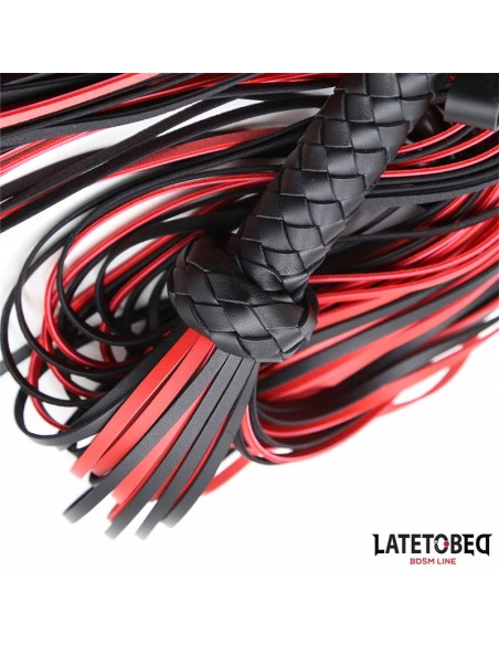Flogger 65cm Negro y Rojo