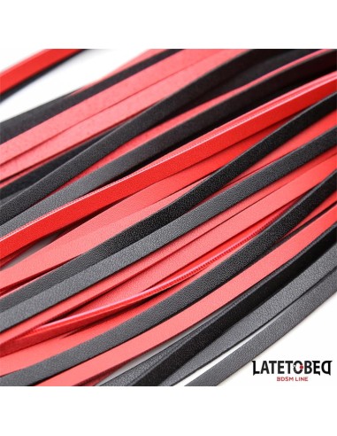 Flogger 65cm Negro y Rojo