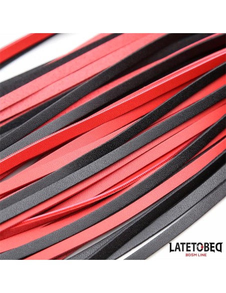 Flogger 65cm Negro y Rojo